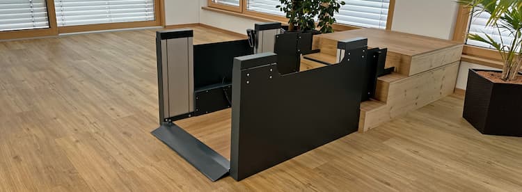 Egy másik kép a StepSaver liftről